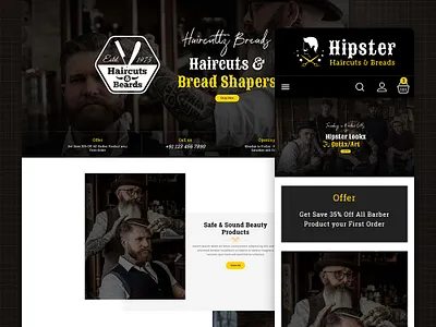 Hipster – Haircuts & Beard – eCommerce Responsive Theme opencart responsive templatetrip theme woocommerce wordpress