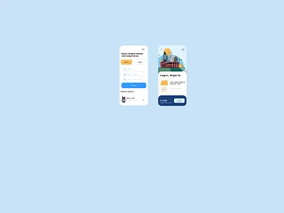 Mobile Interface flat illustration illustraion mobile app ui