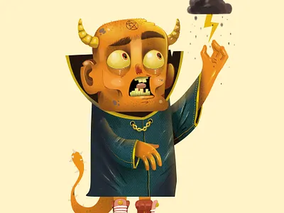 diable character design characterdesign illustrateur illustration illustration art illustrator kids illustration monster