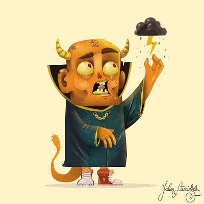 diable character design characterdesign illustrateur illustration illustration art illustrator kids illustration monster