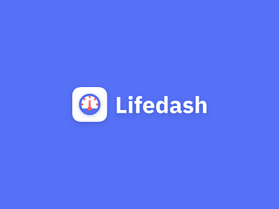 Lifedash Personal Dashboard Logo app branding clean dashboard dashboard app dashboard design dashboard template dashboard ui design fresh icon logo logos logotype minimal user interface