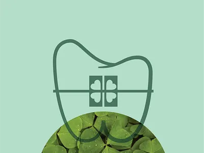 ORTODENT brace bracelet bracelets braces clinic clinic logo dental care dental logo dentista dentistry leaf luck lucky lucky leaf orthodontics orthodontist orto teeth