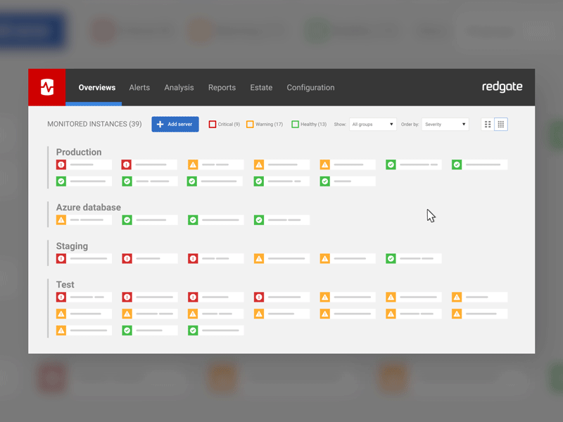 SQL Monitor Global Dashboard after effects animation monitoring motion sql ui