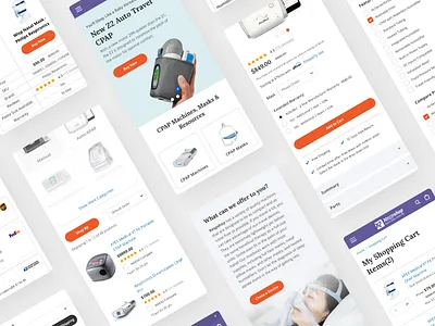 Medical Equipment Webstore - Pages clean clean design clean ui design ecommerce figma medical medicine minimal store ui uiux ux uxdesign webdesign website webstore white