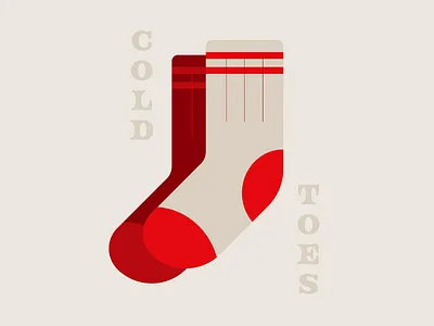 chilly piggies cold icy red snow socks stockings toes warmth winter winter is coming