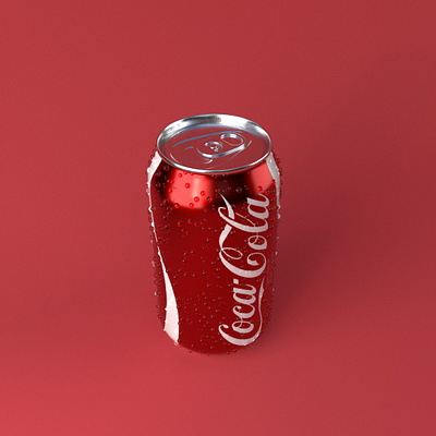 Coca-Cola 3D can 3d art 3d artist c4d modeling redshift