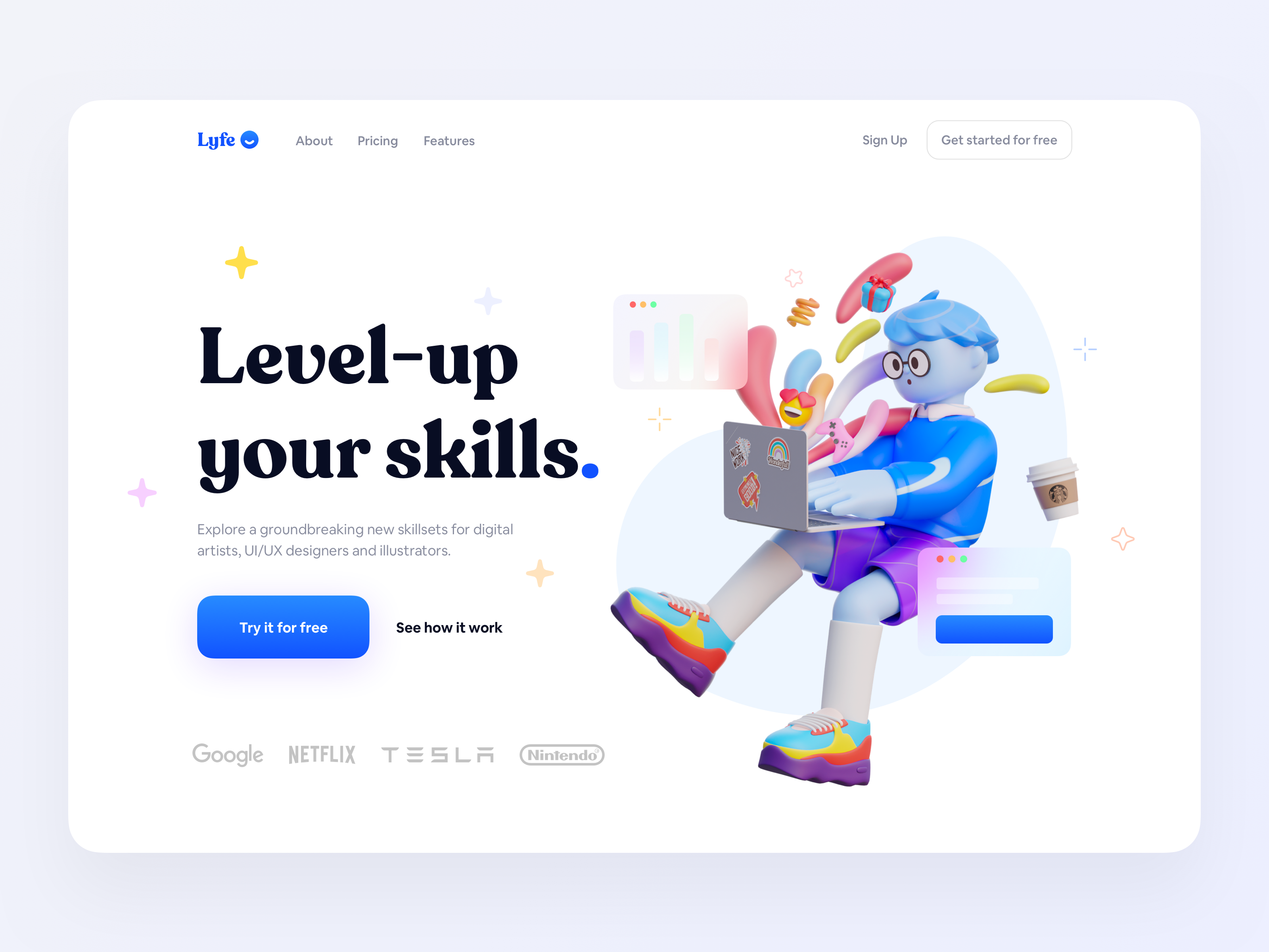 Lyfe Landing - #VisualExploration by Alzea Arafat for Orenji Studio on ...