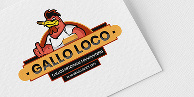 Gallo Loco illustration logodesign