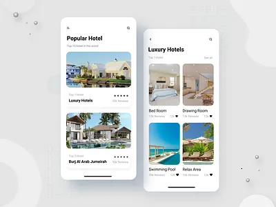 Hotel finding App Design agency android app branding creative design design hotel hotel app ios minimal product travel travel app traveling typography ui uiux