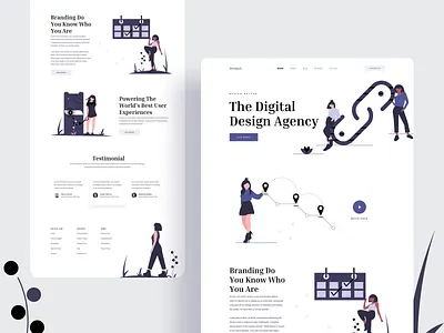 Minimal Design Agency agency agency website animation blackandwhite branding clean finance finance app financial illustration landing page marketing minimal minimalist product design shape elements typography ui ux vector