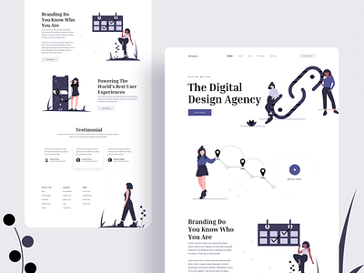 Minimal Design Agency agency agency website animation blackandwhite branding clean finance finance app financial illustration landing page marketing minimal minimalist product design shape elements typography ui ux vector