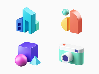 uMake icon #01 3d arts branding c4d camera graphic guide icons illustration interior design ipad logo ui ux