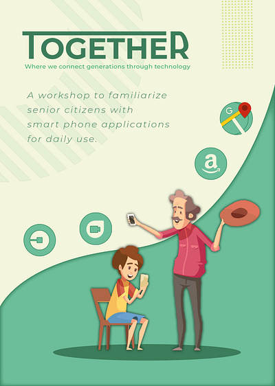 Workshop poster design design flat illustration illustrator lettering minimal typography vector web