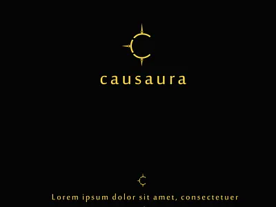 causaura logo animation creative design graphic design illustration logo logos typography ui ux