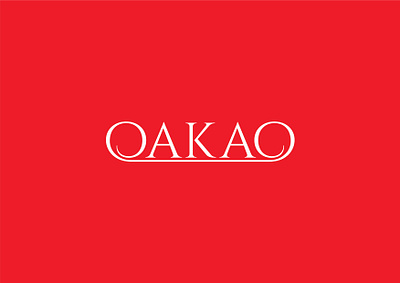 OAKAO : Fashion Brand art design illustration illustrator lettering logo minimal type typography vector