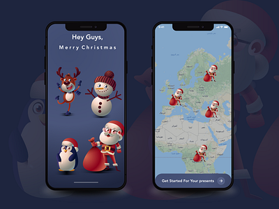 Merry Christmas christmas design happy new year illustration merrychristmas new year ui ux website