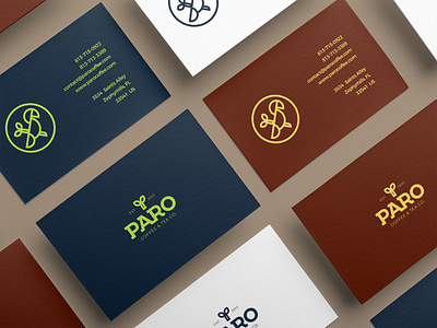 Paro Business Card bc brand identity branding business card businesscard design identity