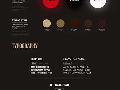Western Landing page - Colors 2019 2019 trend app brand brown cars dribbble first frank landing page photoshop realistic rodeo western