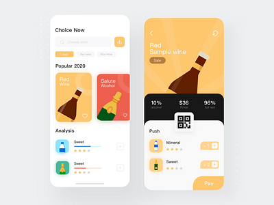 Tavern shop App brand design illustrator taver typography ui