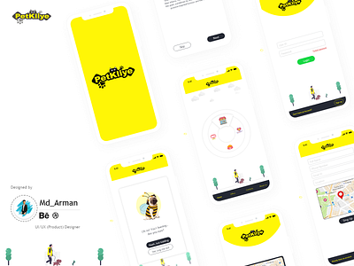 Pet Care Application (PetKliye) adobe animate animation branding care cat color design designs dog ios motion graphic petcare pets trending ui uiux uiuxdesign ux web xd