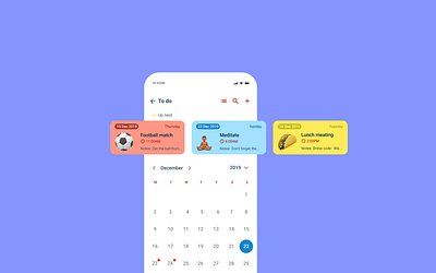 Planner app calendar calendar ui design flat food minimal mobile app design planner todo todo list todolist tools ui ux