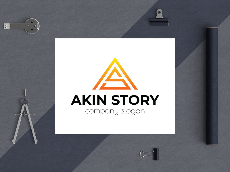 akin story logo logodesign logodesigns