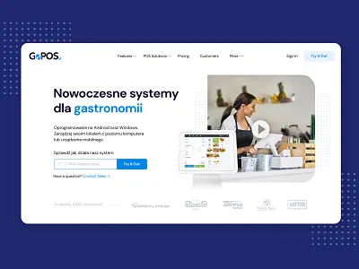 Landingpage POS concept design ecommerce flat landing design landing page minimal ui ux web website