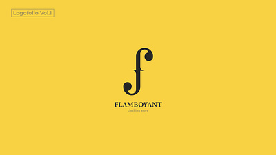 LOGOFOLIO 1 -Flamboyant brand design branding fashion fashion brand fashion logo graphic design identity branding identity design logo design logo designer logo engineer logomark