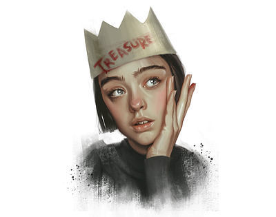 Treasure crown (evo-lutio) characters fashion illustration female girl illustration portrait sketch