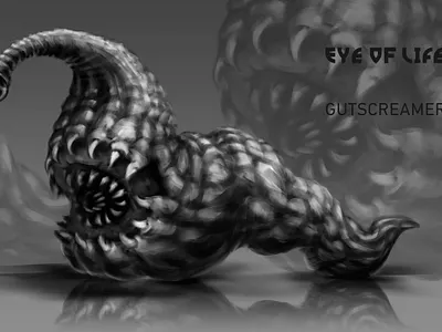 The Monster for the Game character design game art monster