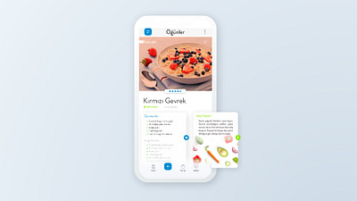 App UI - Öğün Açıklama app branding design diet diet app health healthy mobile ui ui ux