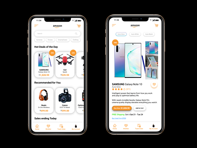 Amazon UI/UX Design Concept amazon app design design design portfolio figma product design ui design user centered design user experience user experience design user interface design ux design