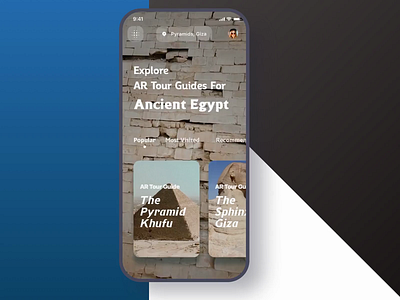 The Pyramids AR Tour Guide arkit art augmented augmented reality camera egypt free freebie freebies guide museum pyramid pyramids sketch sphinx tour tourism tourist tours tutankhamun