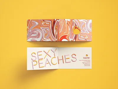 Tease Me Lingerie Business Card 2nd Solution brand branding business cards design graphicdesign stationery