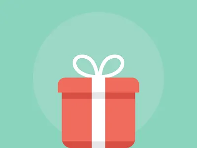 Freebie Xmas Gift christmas flat freebie gift illustration present psd xmas