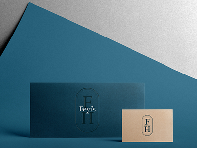 Feyi’s hut restaurant logo card