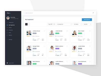 TPlan - team management page application application design b2b dasboard people managment platform design saas saas design saas website tiles tiles design tplan ui ui design ux