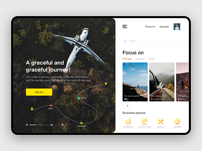 Travel guide website branding ui ux 旅游 板式 网站 网页 网页设计