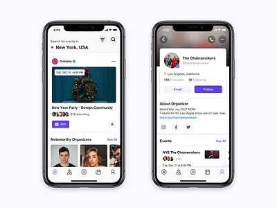 Blink — Event Planning, Sharing App debut debut shot design events explore ios mobile mobile app organizer product design sketch startup ui uidesign user experience userinterface ux uxdesign