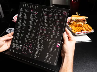 Gen X Tavern 3/3 branding cocktail florida gen x icon illustration letter x menu menu design monoline polaroid retro st pete tampa texture type typography video game vintage