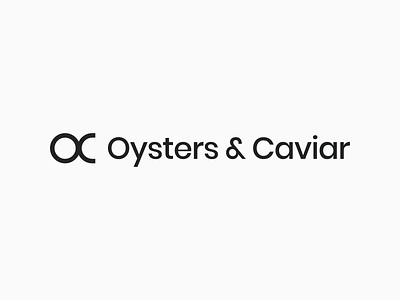 Oysters & Caviar brand branding caviar design fish logo oysters sea seafood