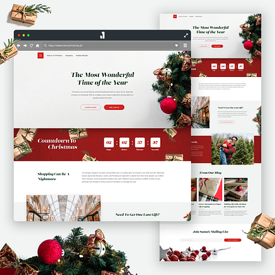 2019 Weekly Design #51/52 adobe xd christmas design holiday santa santa claus ui uidesign uipractice web website winter xmas