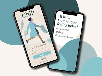 Chill Mobile App app ui ui ux ui design ux ux ui