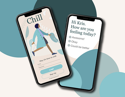 Chill Mobile App app ui ui ux ui design ux ux ui