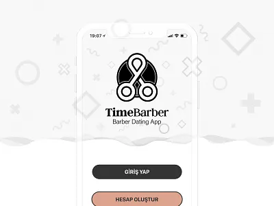 Barber Dating App - Time Barber app appointment barber dating design imagery salesman mobile mobile app osman.work time ui ui ux design ux