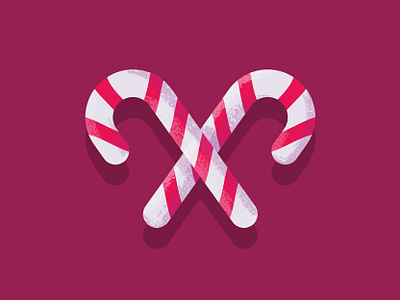 Candy canes! art artist design design art designer graphicdesign icon artwork illustration illustrator vector