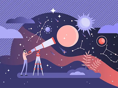 Astronomy concept abstract astrology astronomy cosmos design earth galaxy illustration moon nature night planet science sky space star symbol technology universe vector