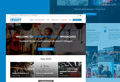 Far North CrossFit design perfectorium ui ux web website