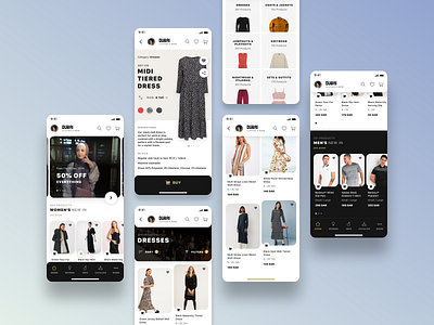 Online Shop of Fancy Arabic Clothes 2019 app arabic clothes design ecommerce interface ios minimal mobile app shopping simple uae ui ux