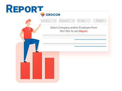 Orocon illustration analytics branding flatdesign illustration motiongraphics reports uiillustration vector webillustration